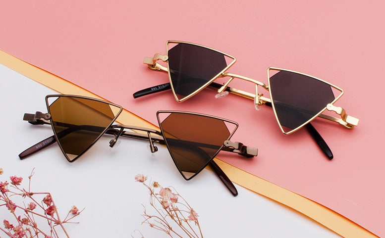 Dreieckige Steampunk-Sonnenbrille