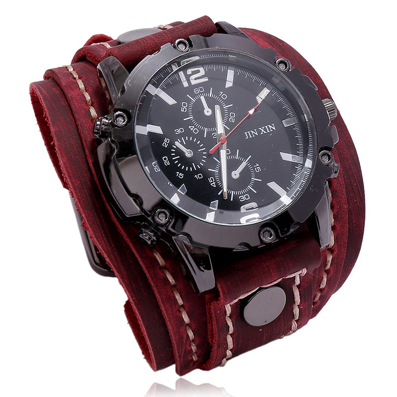 Uhr mit Lederarmband