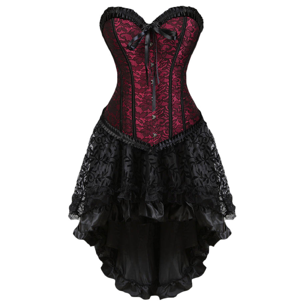 Gothic-Korsett- und Rockset