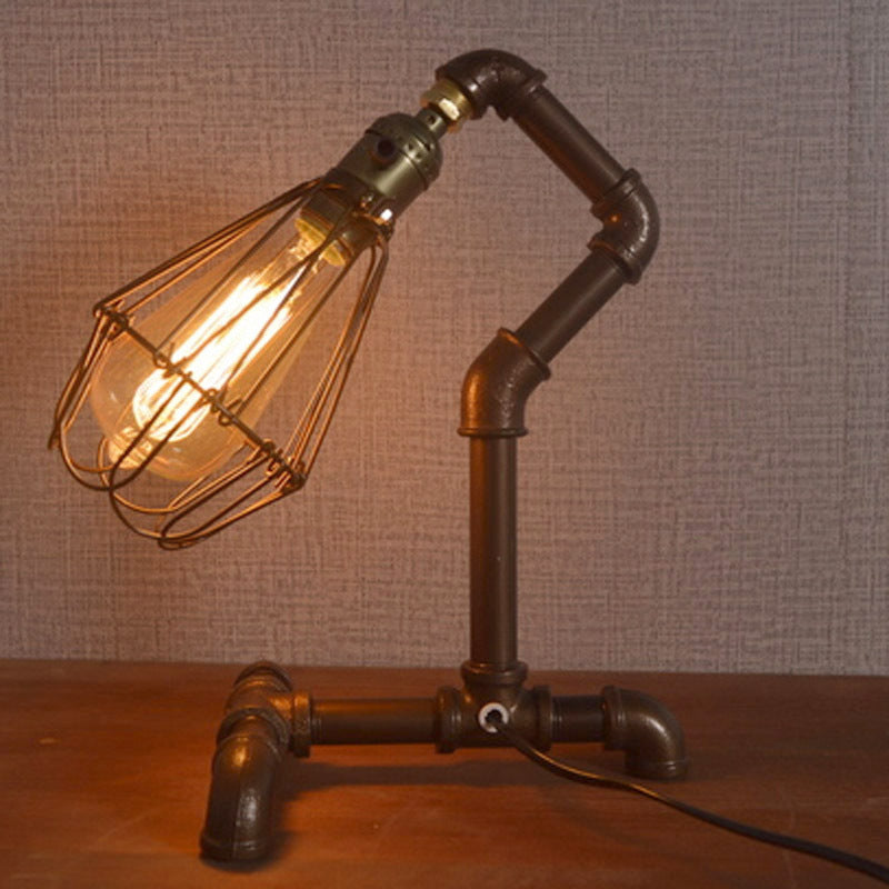 Steampunk-Schreibtischlampe