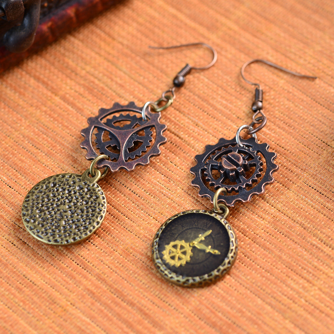 Steampunk-Ohrringe Anhänger