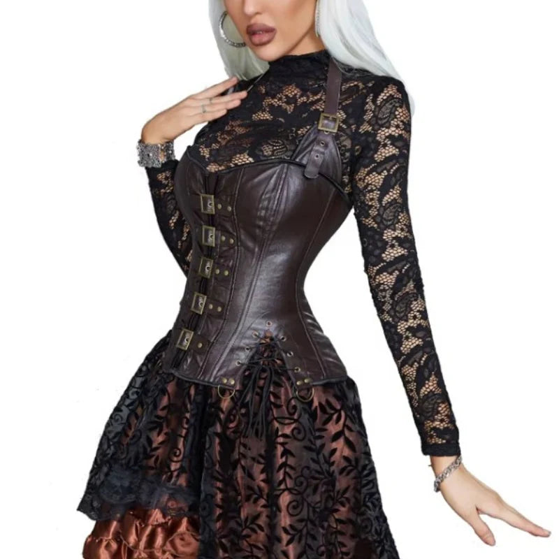 Steampunk-Abenteurer-Korsett