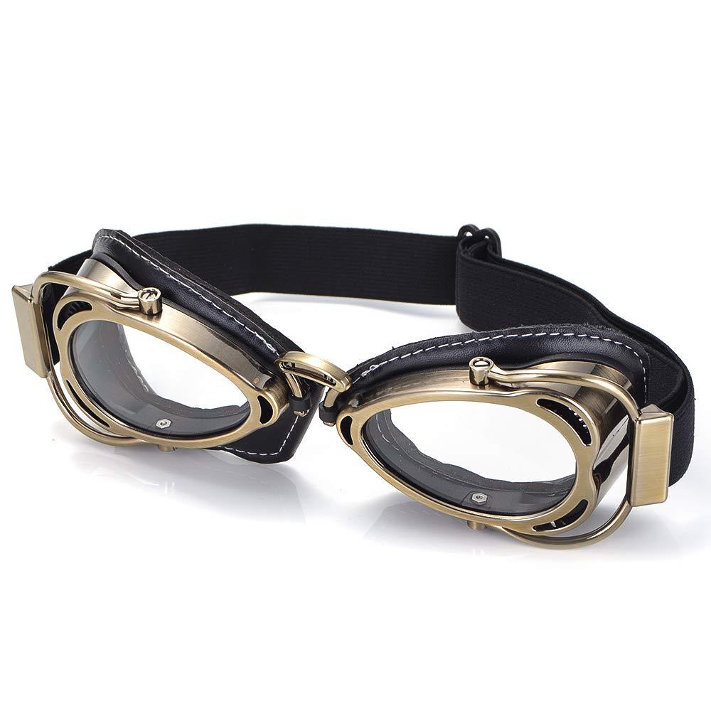 Steampunk-Motorradbrille
