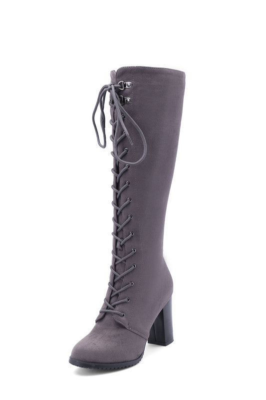 Hohe Schnürstiefel für Damen