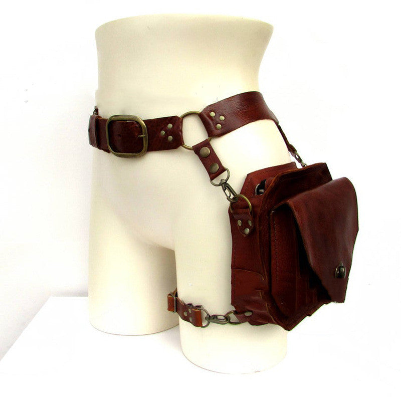Steampunk-Gürtel mit Tasche