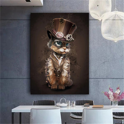 Steampunk-Leinwand
