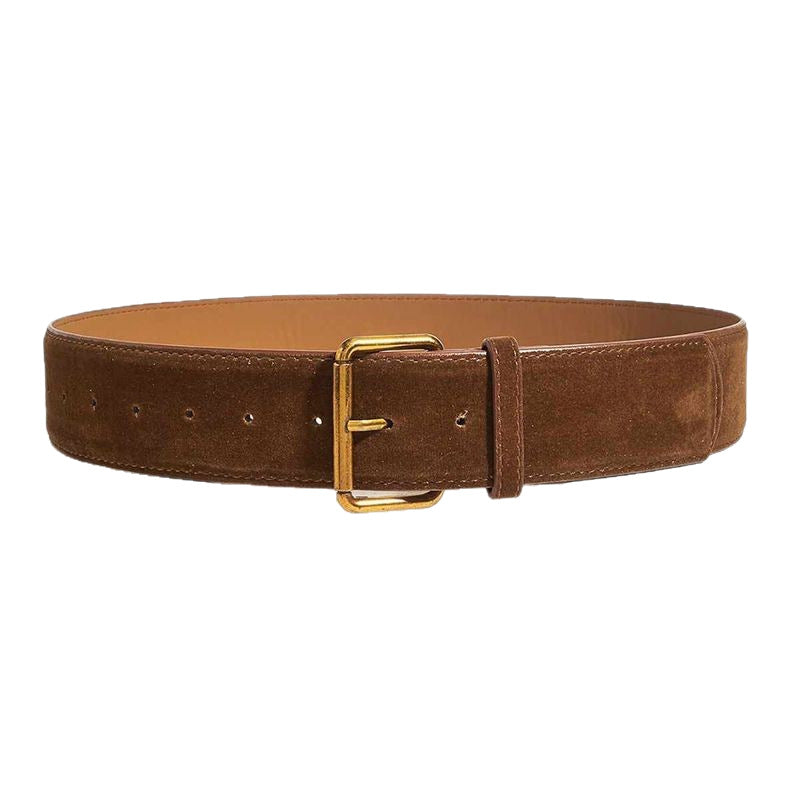 Damen-Ledergürtel aus gealtertem Leder