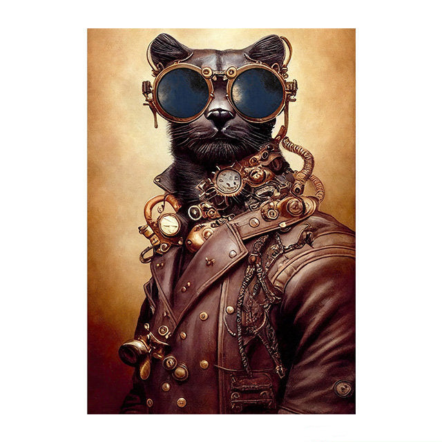 Steampunk-Gemälde