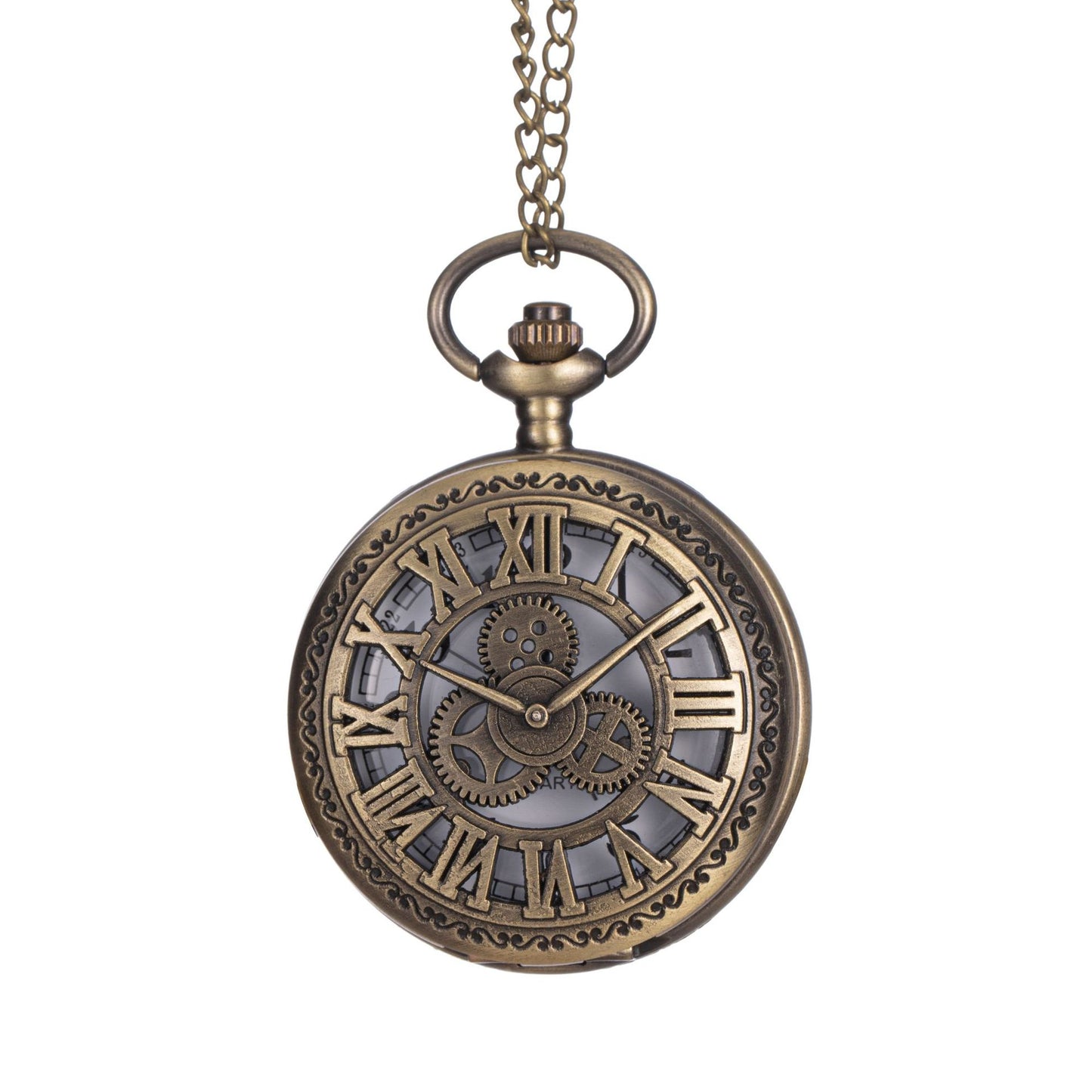 Taschenuhr im Zahnradstil