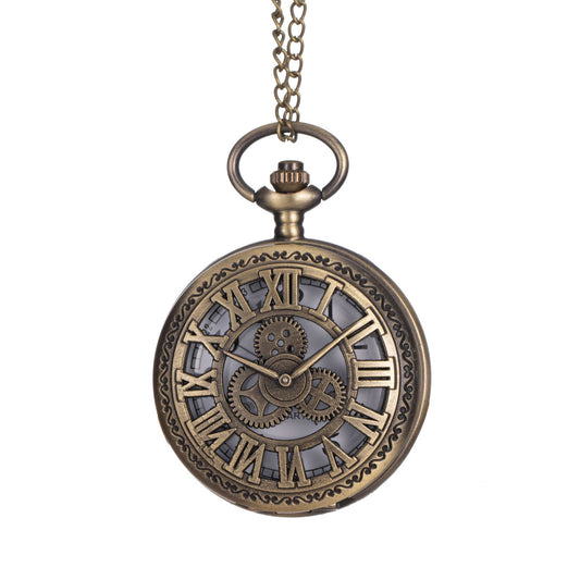 Taschenuhr im Zahnradstil