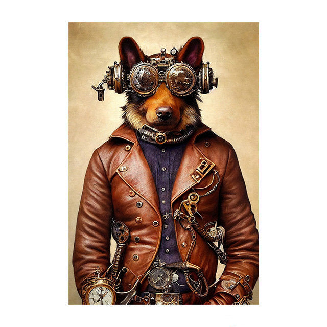 Steampunk-Gemälde