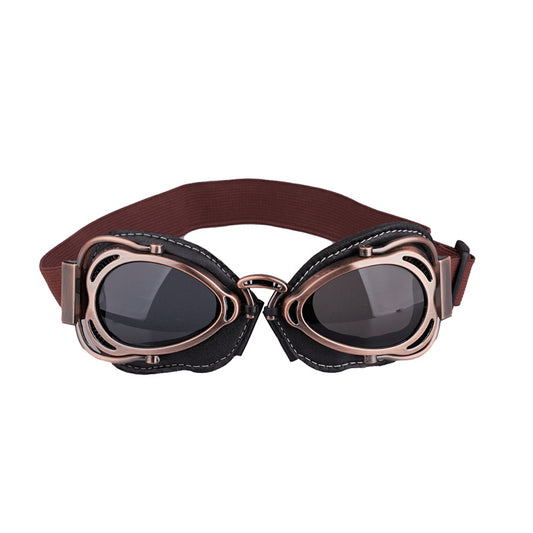 Steampunk-Motorradbrille