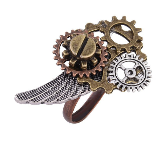 Steampunk-Flügelring