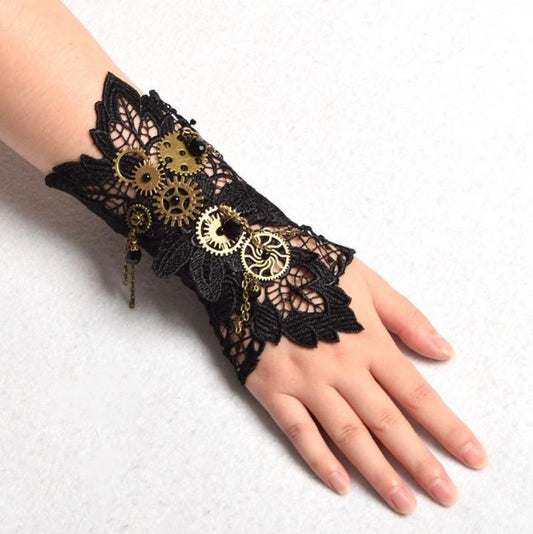 Steampunk-Armbänder Schraubwerk