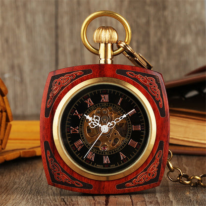 Antike quadratische Taschenuhr