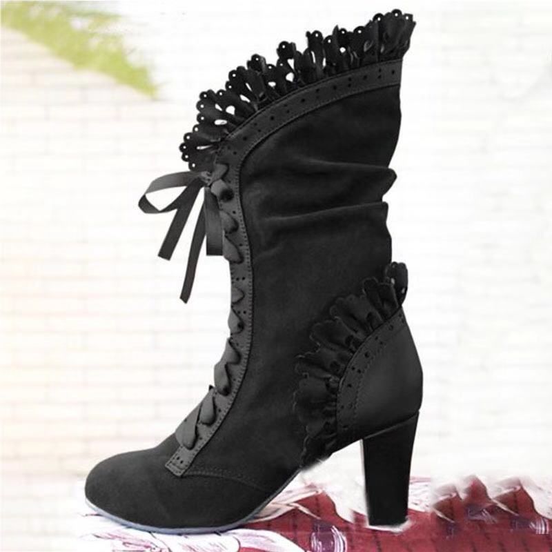Viktorianische Steampunk-Stiefel