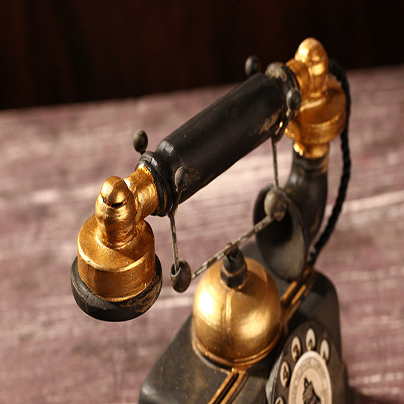 Vintage-Dekor-Telefon