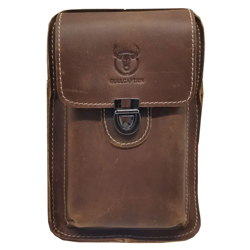 Lederschultertasche für Herren