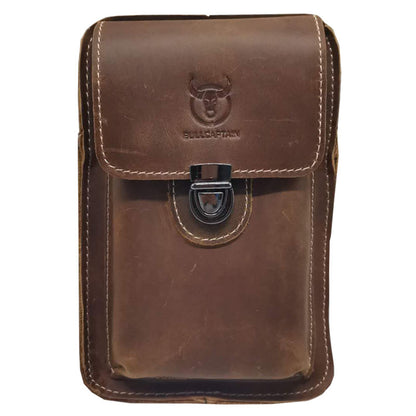 Lederschultertasche für Herren
