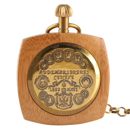 Antike quadratische Taschenuhr