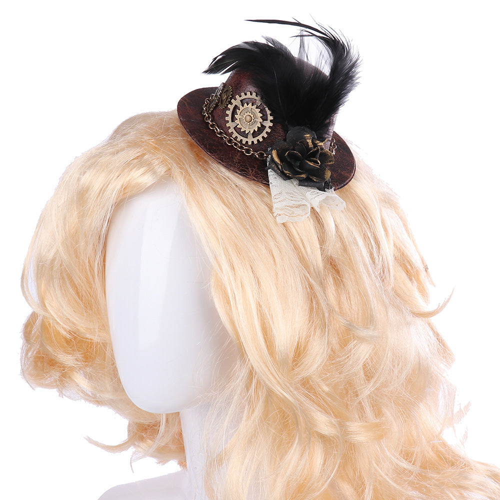 Mini-Steampunk-Hut für Damen