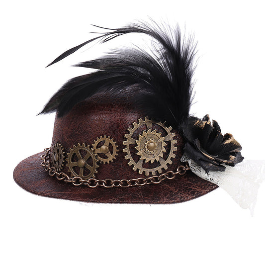 Mini-Steampunk-Hut für Damen