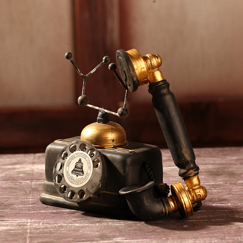 Vintage-Dekor-Telefon