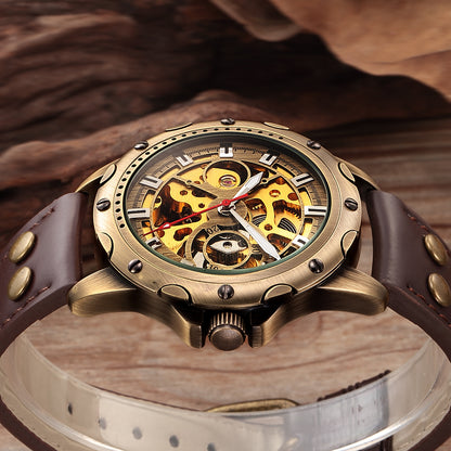 Steampunk-Zahnraduhr