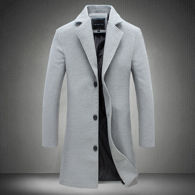 Langer Herren-Peacoat
