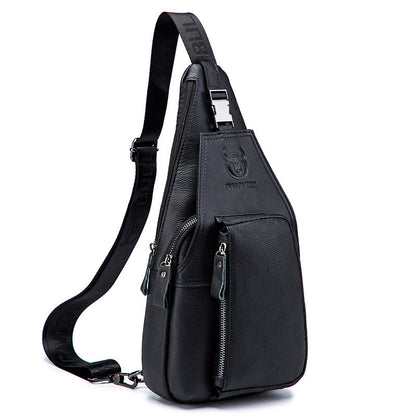 Herren-Brusttasche aus Leder