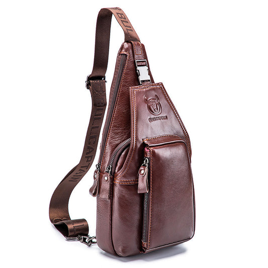 Herren-Brusttasche aus Leder