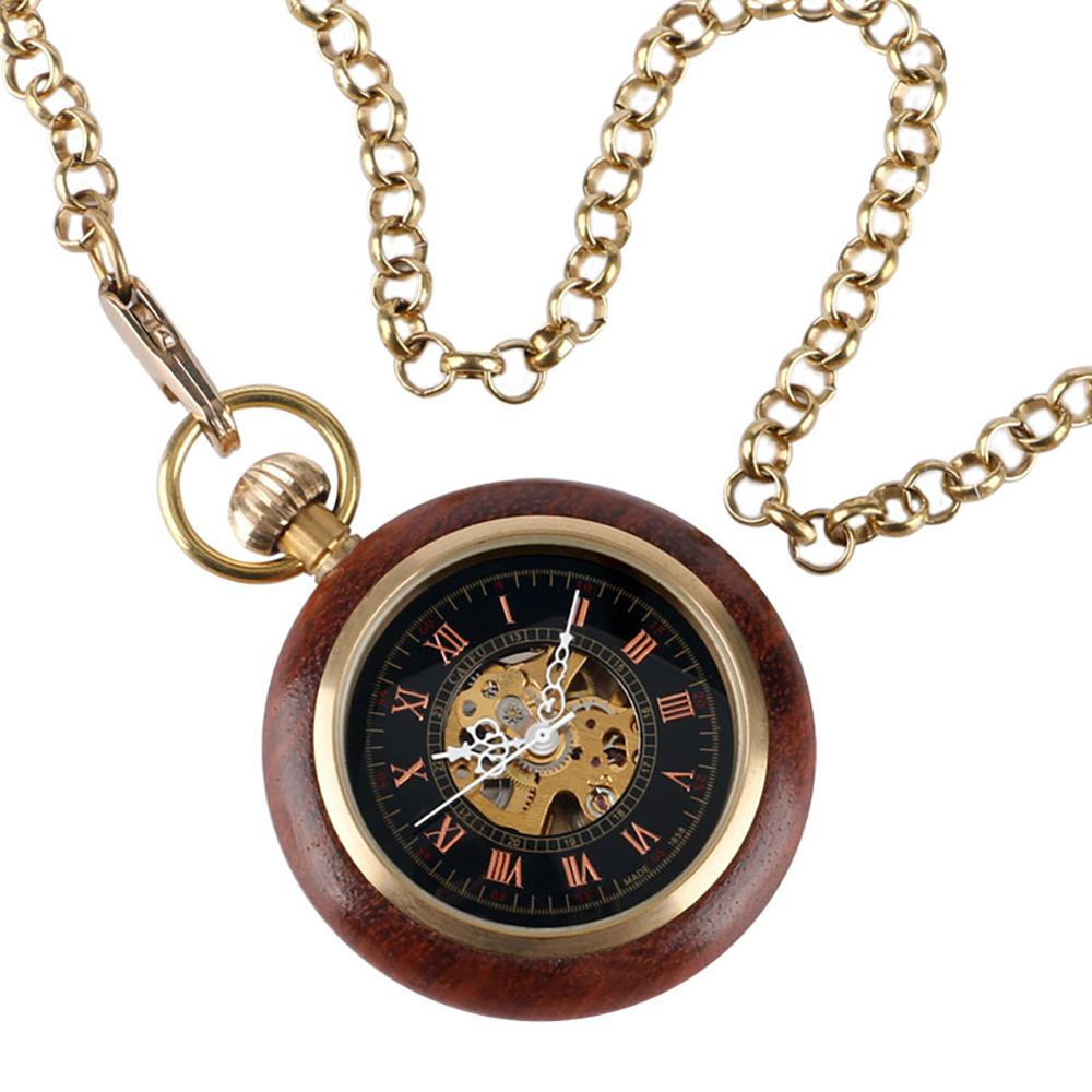 Taschenuhr aus Holz