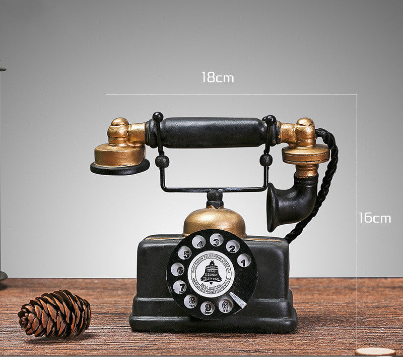 Vintage-Dekor-Telefon