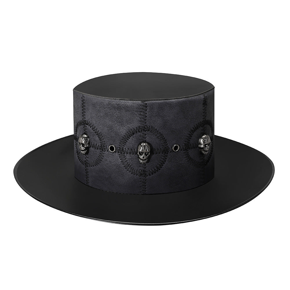 Steampunk-Totenkopfhut