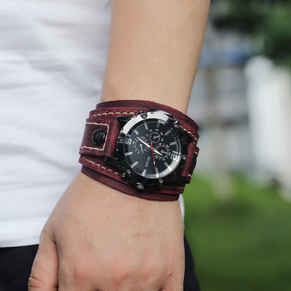 Uhr mit Lederarmband