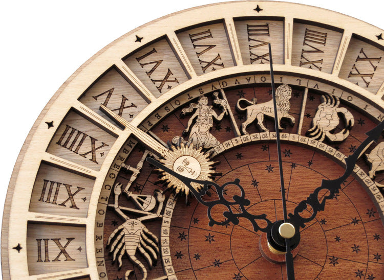 Steampunk-Uhr Astrologisches Zeichen