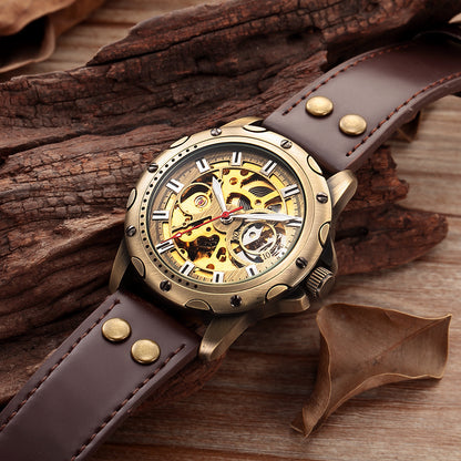 Steampunk-Zahnraduhr