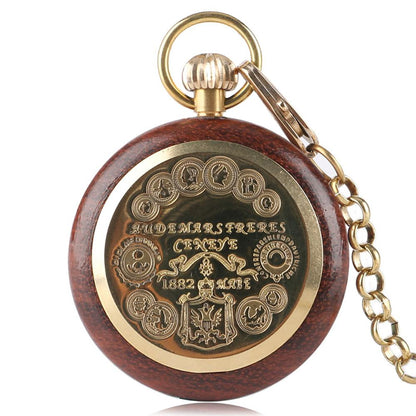 Taschenuhr aus Holz
