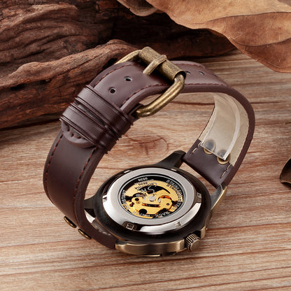 Steampunk-Zahnraduhr