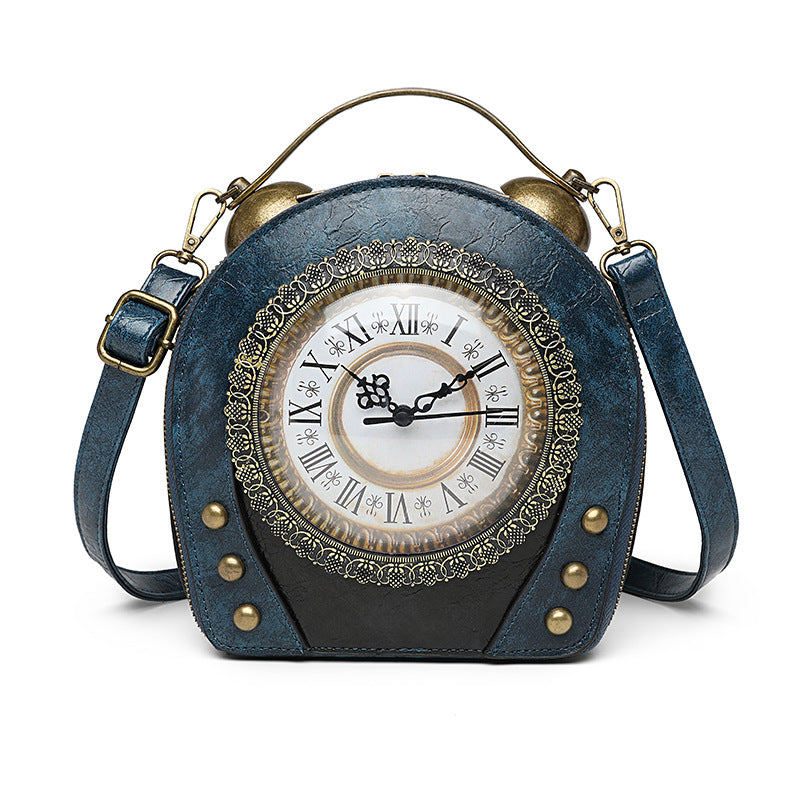 Steampunk-Uhr-Handtasche