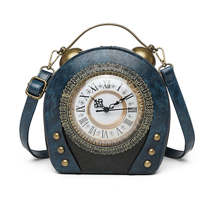 Steampunk-Uhr-Handtasche