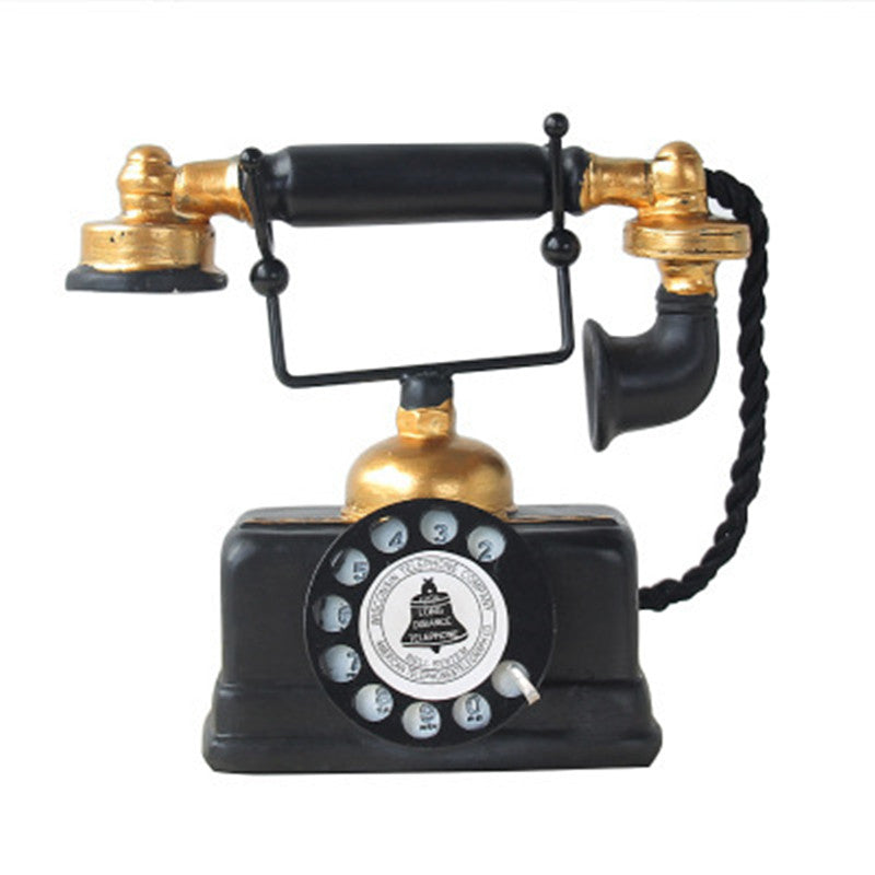 Vintage-Dekor-Telefon