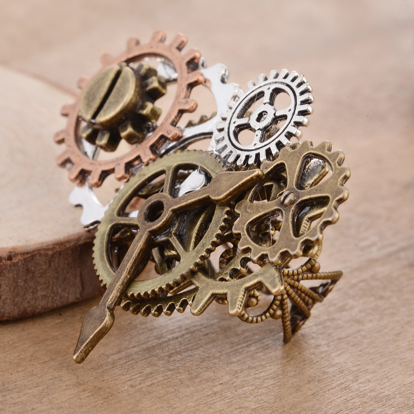 Steampunk-Ringe Dampfkrone