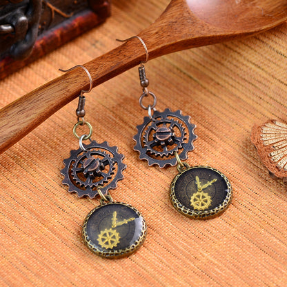 Steampunk-Ohrringe Anhänger
