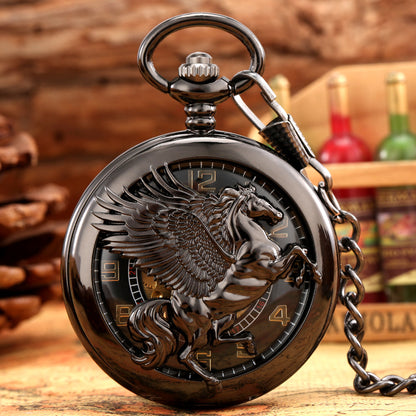 Pegasus Taschenuhr