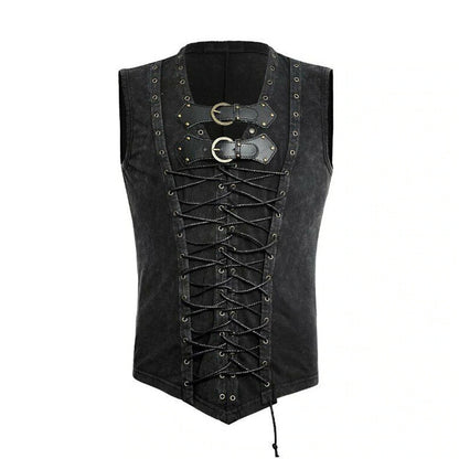 Steampunk-Korsett für Herren mit Schnürung