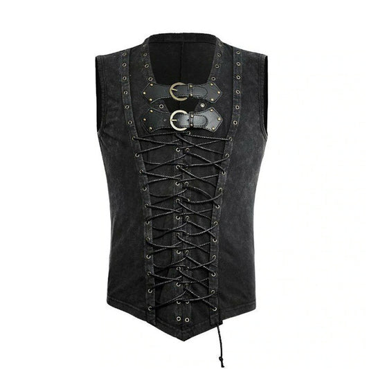Steampunk-Korsett für Herren mit Schnürung