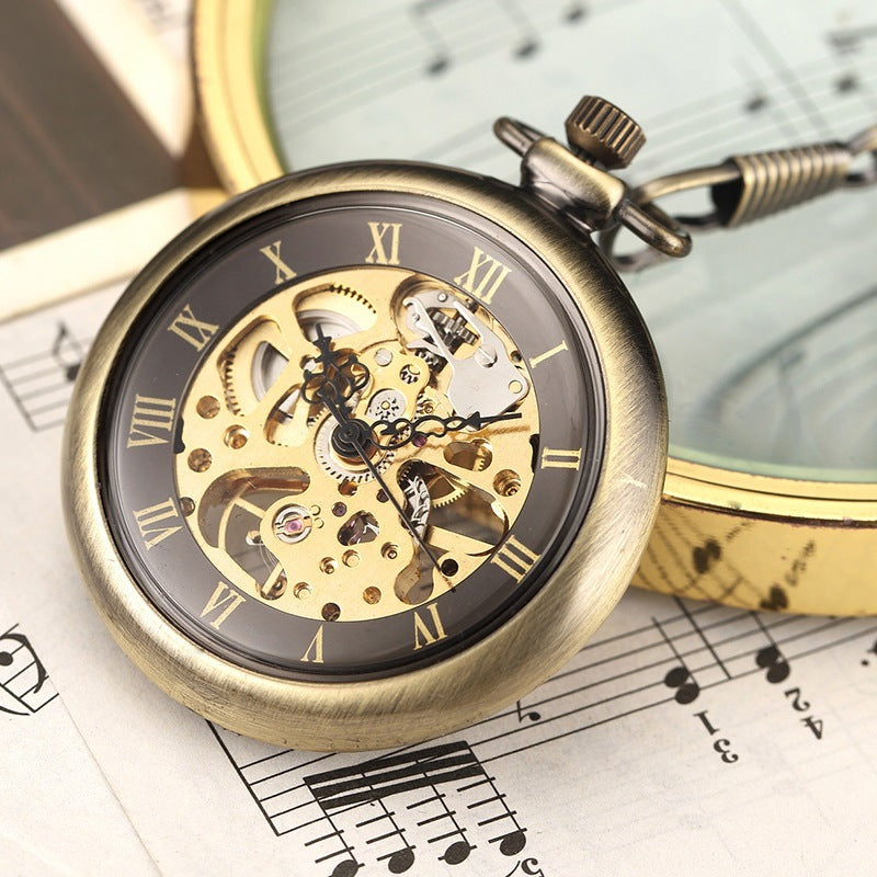 Bronzene Taschenuhr
