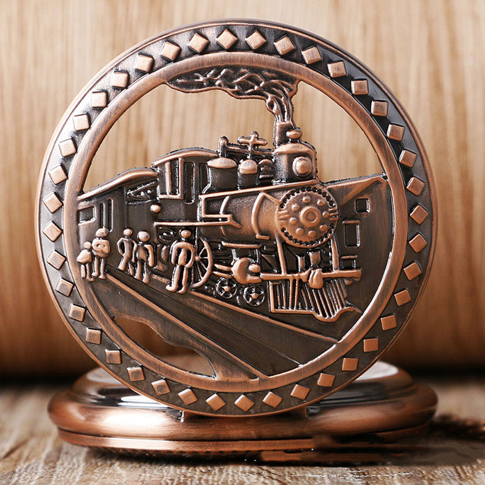 Taschenuhr im Zugdesign
