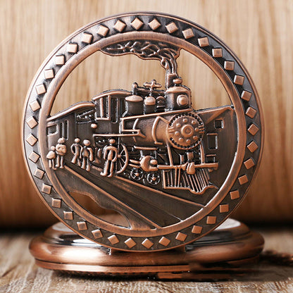 Taschenuhr im Zugdesign